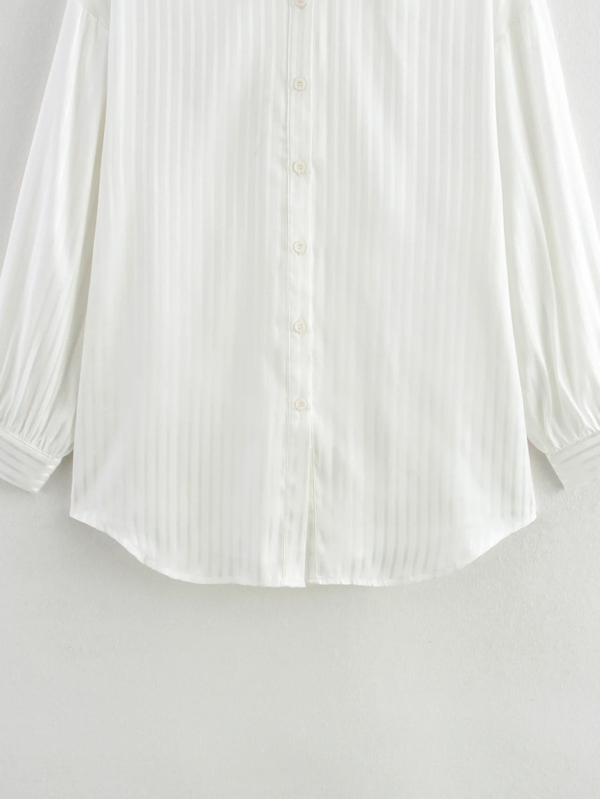 Foridol White Striped Blusas Para Mujer Spring Summer Casual Women Shirt Single Breasted Long Sleeve Loose Shirts Blouses 2025