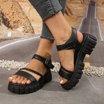 Women Elegant Sandals 2026 New Summer Outdoor Designer Shoes Women Casual Fashion Bottom Platform Sandals Sandalias De Mujer