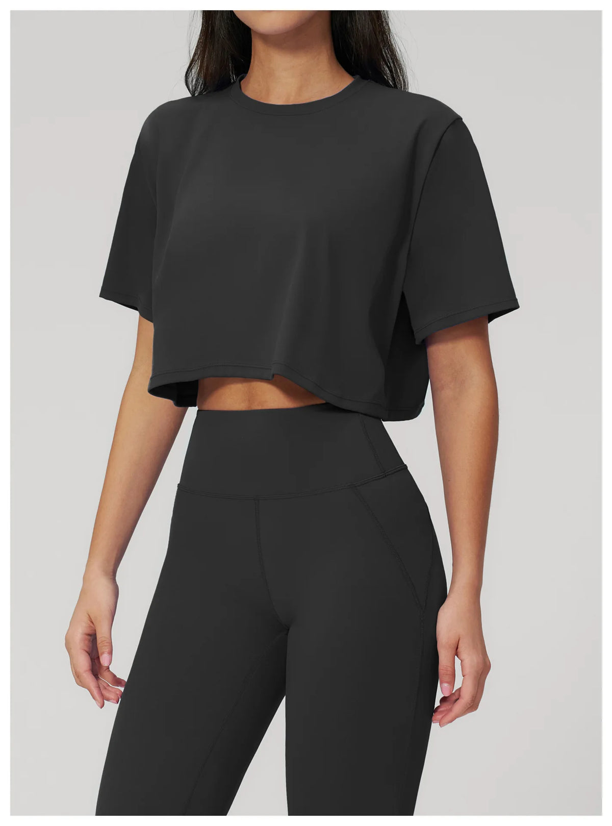 Impact Short Sleeve Yoga T Shirts Women Solid Color O Neck Loose Sports Tops Outwear Gym Running Fitness Workout Suits