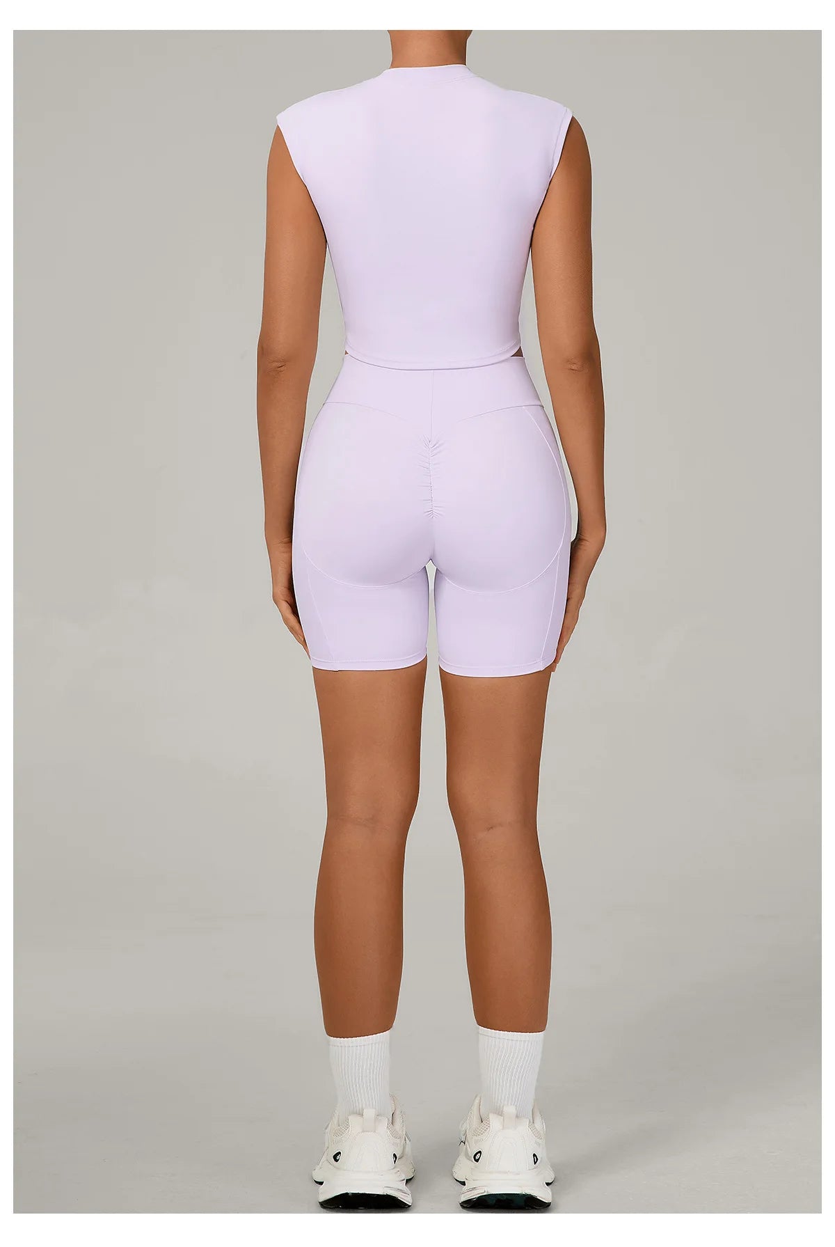 Naked Yoga Sets Women Quick Drying Slim Sports Shirt Fitness Suit Outdoors Sport High Waist Shorts Tight Running Workout Clothes