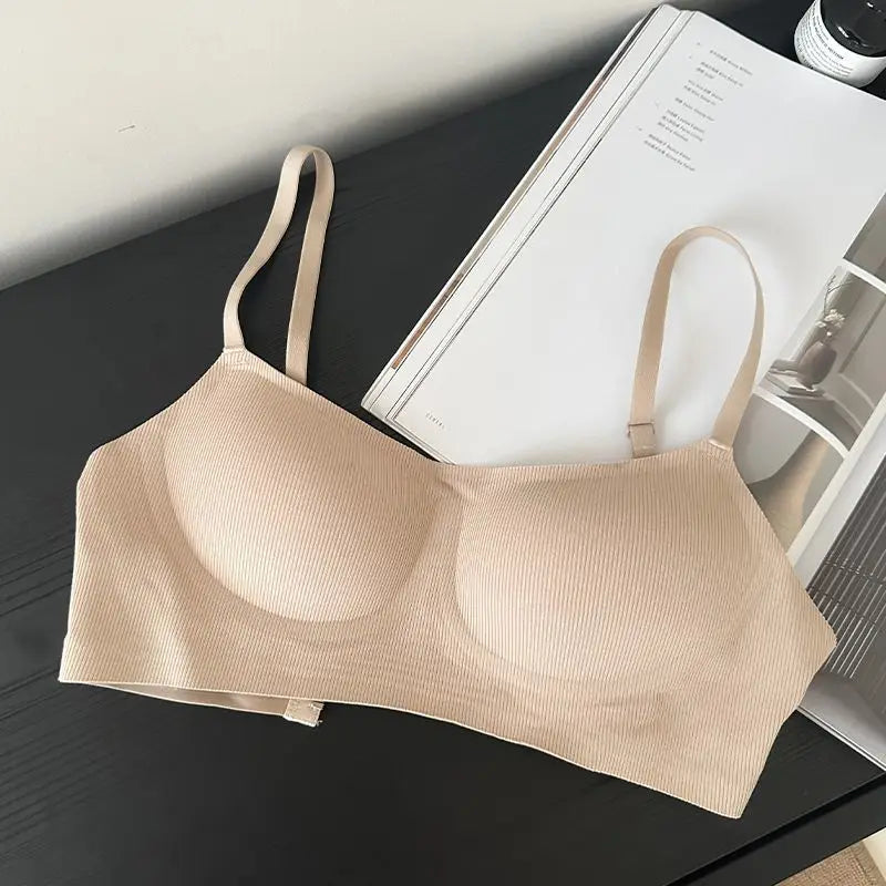 Comfortable Seamless Bras Soft Support Push-Up Bra for Women Small Bust Anti-Sag Underwire Women's Intimates