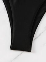 ZTVitality Sexy Solid 2 Piece Bikini Set 2025 New Bqiuini Padded Bra Halter Swimsuit Women's Swimwear Summer Beachwear Brazilian
