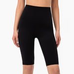 Solid Color Soft Athletic Cycling Women Yoga Short leggings Compression Support Sweat-Wickin Comprehensive Training Sportswear