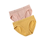 2Pcs/Set Seamless Panties Women Briefs Panty Low Rise Bikini Sexy Underwear Female Full Coverage Underpants Lingerie Panty