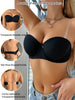Women Multiway Strapless Push Up Bra Detachable Straps Underwire Anti-slip Lingerie Bras For Dress