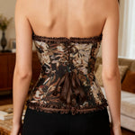 There are lace body-shapingwaist-cinchingchest-supporting corsets and ladies' court shaping tops