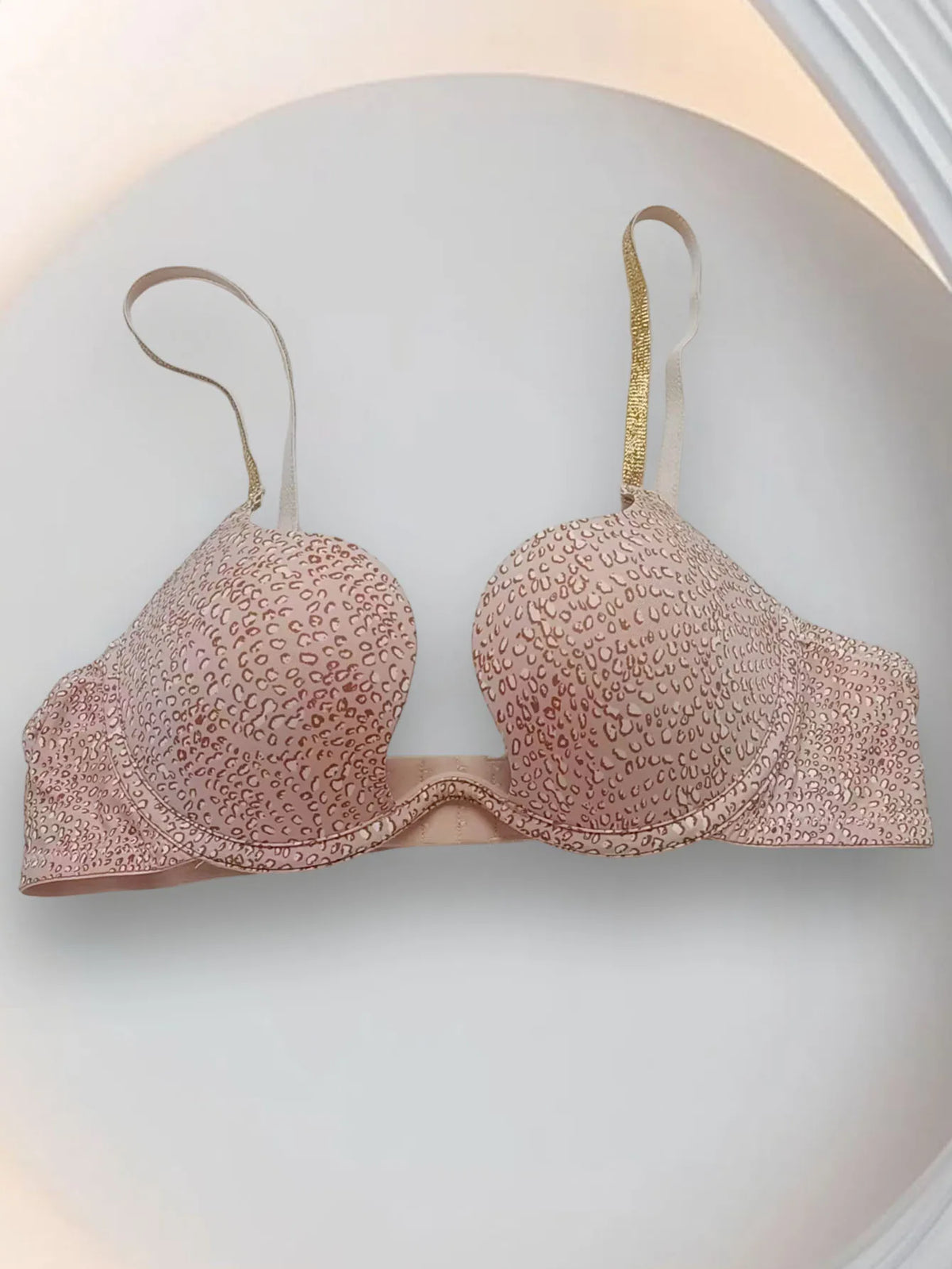 Women's Essentials Deep U Push Up Convertible Low Cut Plunge Bra Underwire Padded T-Shirt Bra Lift Support for Women Add One Cup