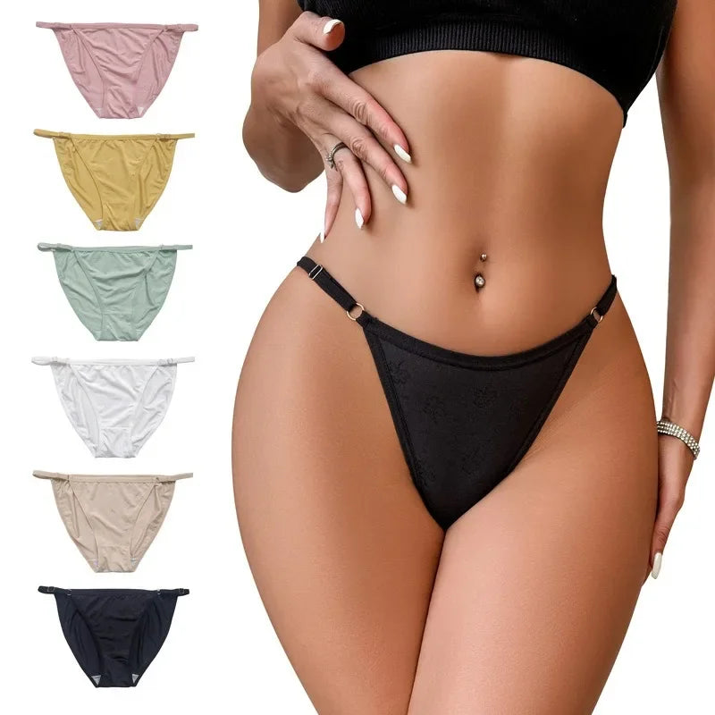 3Pcs/Set Panties Women Low Rise Briefs Seamless Underwear Breathable Panty Female Underpants High Cut Sexy Lingerie