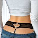 1pcs Fashion Style Sexy Women G-string Low Waist Mesh Heart Decor Female Underwear Breathable Comfort Lady Thongs Sexy Lingerie