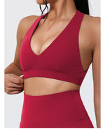 Hearuisavy Summer Women Sports Bra Pilates Yoga Bra Gym Underwear Running Shock Proof Breathable Quick-Dry Fitness Top For Girls