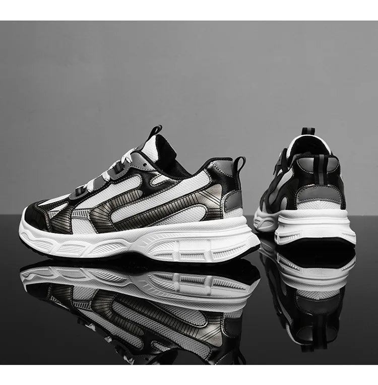 Sneakers Women TrendsPlatform Shoes Lightweight Outdoor Sports Shoes Breathable Running Shoes Lace Up Casual