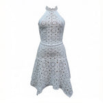 New Hollow Out Crochet Knitted 2 Pieces Suits Tunic Beach Cover Up Cover-ups Beach Dress Beach Wear Beachwear Female Women V8391