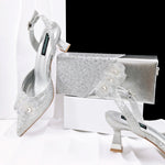 Doershow Lastest Italian Design Fashion Style Ladies Shoes with Matching Bag Set 2026 Nigerian Shoes and Bag Set!HJ1-1