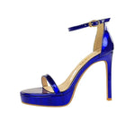 Women's High Heels Thin Heel Waterproof Platform Sandals Fashionable for Skirts New Model Shoes for Shows Summer Collection