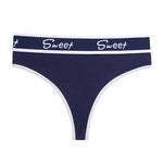 Cotton Panties Sexy Women Briefs Letter Sweet Underwear Thong Hollow Out Intimates Ladies Female Panty Lingerie