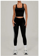 Women's Seamless Yoga Sets Sports Fitness Beauty Back Vest Hip-lifting Pants Slim-fit Suits Running Workout Gym Training Sets