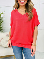 Women's Tops Summer Multi-Colour V-Neck Short Sleeve T-Shirt Casual Suit Loose Shirt Top Women's Clothing