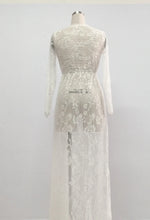 Sexy See Through Lace Long Dresses For Women Deep V-neck Solid Color Maxi Dress Fashion Streetwear Party Night Club Vestidos New