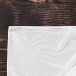 Beachwear Hip Skirt Translucent Sexy Swimsuit Beach Skirt Seaside Holiday Gauze Skirt Ruffled Overskirt Mesh Drawstring Solid