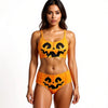 Halloween Pumpkin Skull Printed Lady T-pants Thin Breathable Ice Silk Women's Underpants Comfortable Seamless Female Knickers