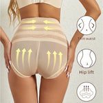 1Pc Women's Bodyshaper Belly Tightening Pants Body Lifting High Rise Panties Tummy Control Hip Underwear Solid Shapers Lingerie