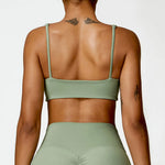 Women Underwear Sports Bras For Fitness Yoga Running Jogging Gym Wear Stretch Padded Sling Sport TopAthletic Vest Yoga Bra