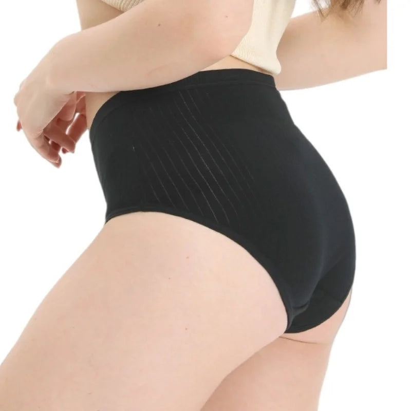 2Pcs/Set Women Cotton Panties High Waist Briefs Breathable Underwear Female Underpants Plus Size Sexy Lingerie S-XXL 8 Colors