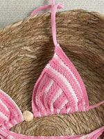 DEKA Weave Mash Pink Sexy Bikinis Set Swimsuit Women's Swimwear Push Up Female Beach Swimming Wear Bathing Suit Pool Bather 2026