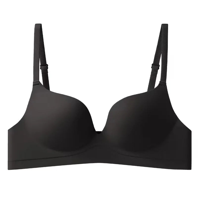 Push-Up Bras Seamless Underwear Women Gathered Small Chest Bralette Sexy Lingerie Without Steel Rings Comfort Breathable Bra