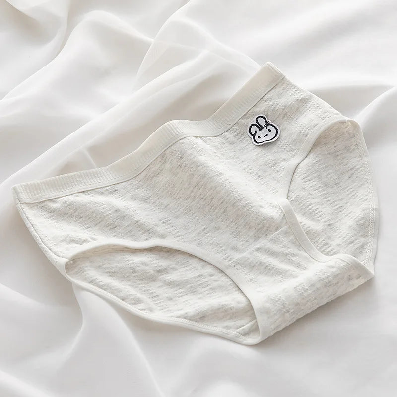1Pc Cotton Panties Women Solid Color Briefs M-XL Underwear Soft Underpants Women's Panty Intimates