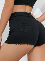 New High-Waisted Sexy Pants Denim Shorts JeansSolid Color Thin Charming Elegant Pure Desire Shorts For Woman Beautiful 5AML