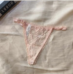 Embroidery Heart Sexy Girls Panties Women Briefs Thong Lace G String Underwear Thin Transparent Low Waist Female Lingerie