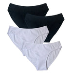 4Pcs/Set Women Low Rise Briefs Women's Cotton Panties Female Underpants Comfort Panties Sexy Lingerie M-XL Underwear