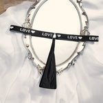 1pcs Letter Low Waist Fashion Sexy Women Thongs Sexy Lingerie Breathable Lady G-string Underwear T-back Black Female Panties