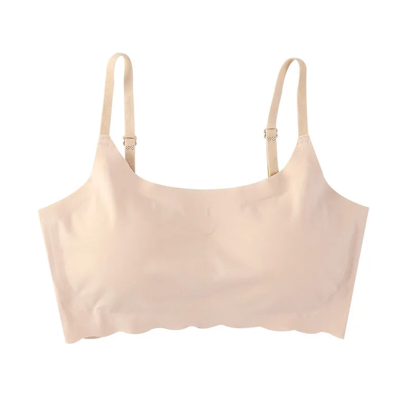 Push Up Bras For Women Non-wire Padded Bralette Japanese Style Breathable Bra Female Seamless Underwear Sexy Lingerie S-XXL Top