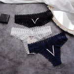 Thin Sexy Girls Panties Lace G String Seamless Women Briefs Thong Hollow Out Underwear Transparent Female Low Waist Lingerie