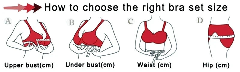 Toucheart Adult Sexy Lingerie Set Low-Cut Breast-Exposing Lace Embroidery See-Through Sexy Open-Back No-Removal Wear Underwear