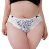 1pcs Plus Size 1XL-4XL Sexy Women Panties Bow Elegant Lady Briefs Mid Waist Female Underpants Breathable Comfortable Underwear