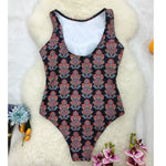 Striped Women One Piece Swimsuit High Quality Swimwear Printed Push Up Monokini Summer Bathing Suit Tropical Bodysuit Female