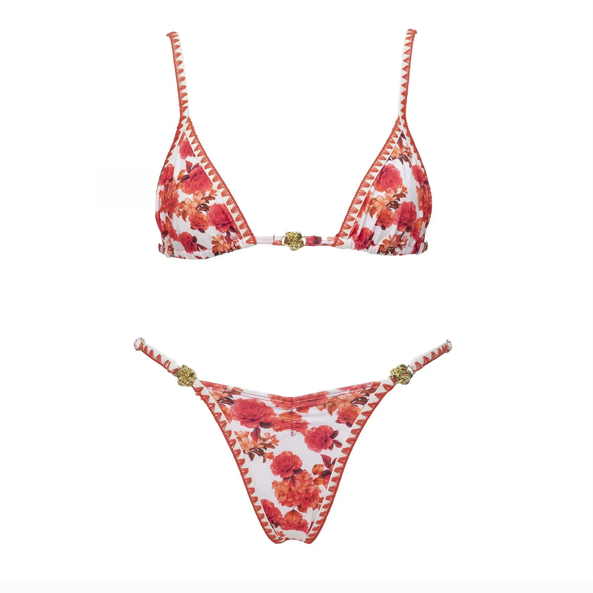 Floral 3Pcs Bikinis Sexy Women Swimsuits Female Push Up Swimwear Micro Bikini Set Bathingsuit Swim Suit Beachwear Print Biquini