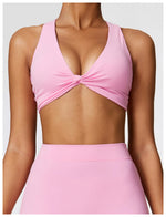 Push Up Gym Top Women Pleated Design Sports Bra Women Sexy Yoga Bra Running Yoga Clothes Women Fitness Workout Brassiere Women