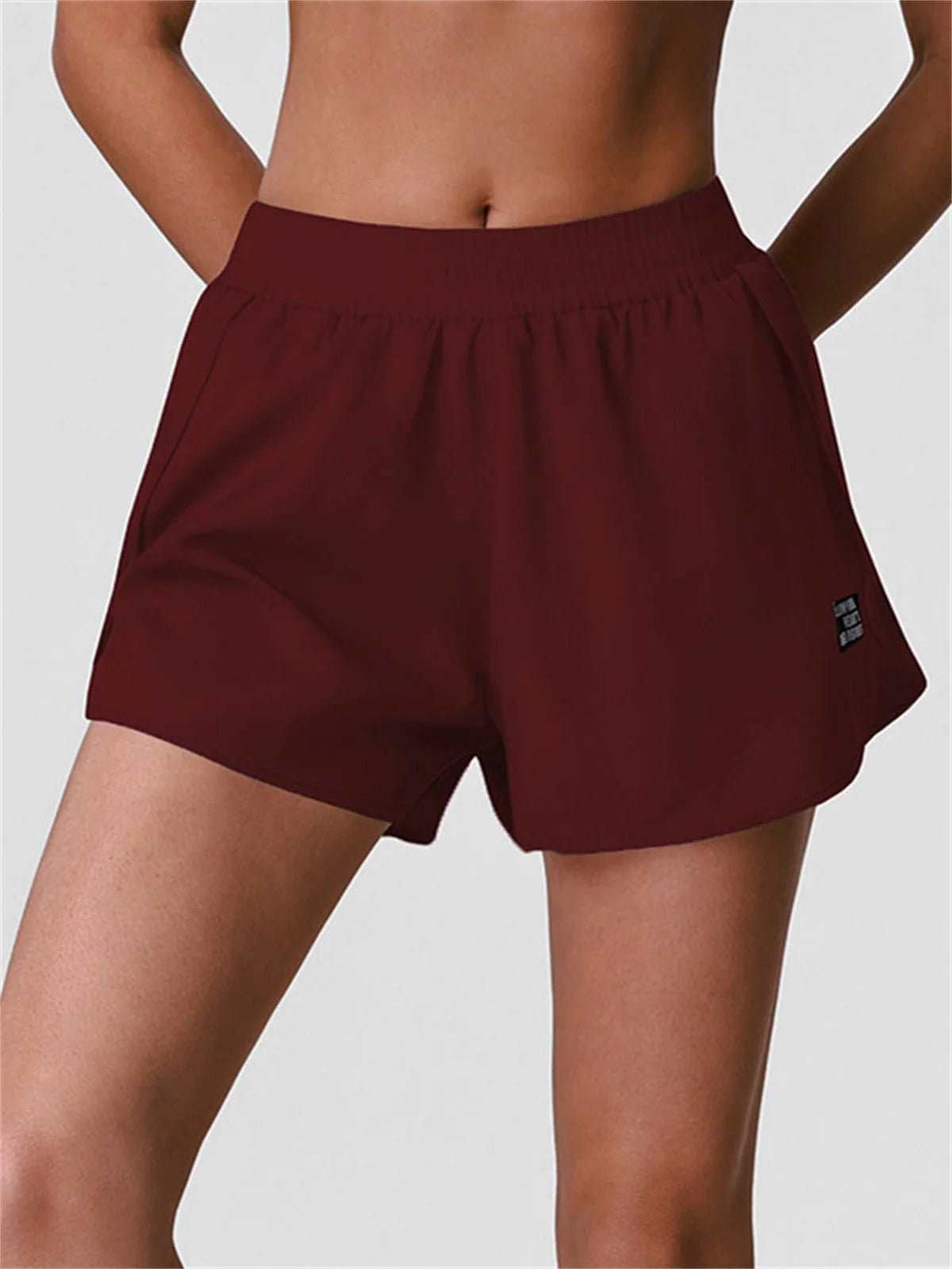 Breathable Yoga Tennis Shorts Women Anti Glare Belt Lined Sports Pants Outwear Quick Drying Training Running Fitness Shorts