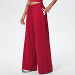 Women's Seamless Yoga Pants Sports Fitness Gym High Waist Hip Lifting Training Straight Leg Pants Running Workout Pants