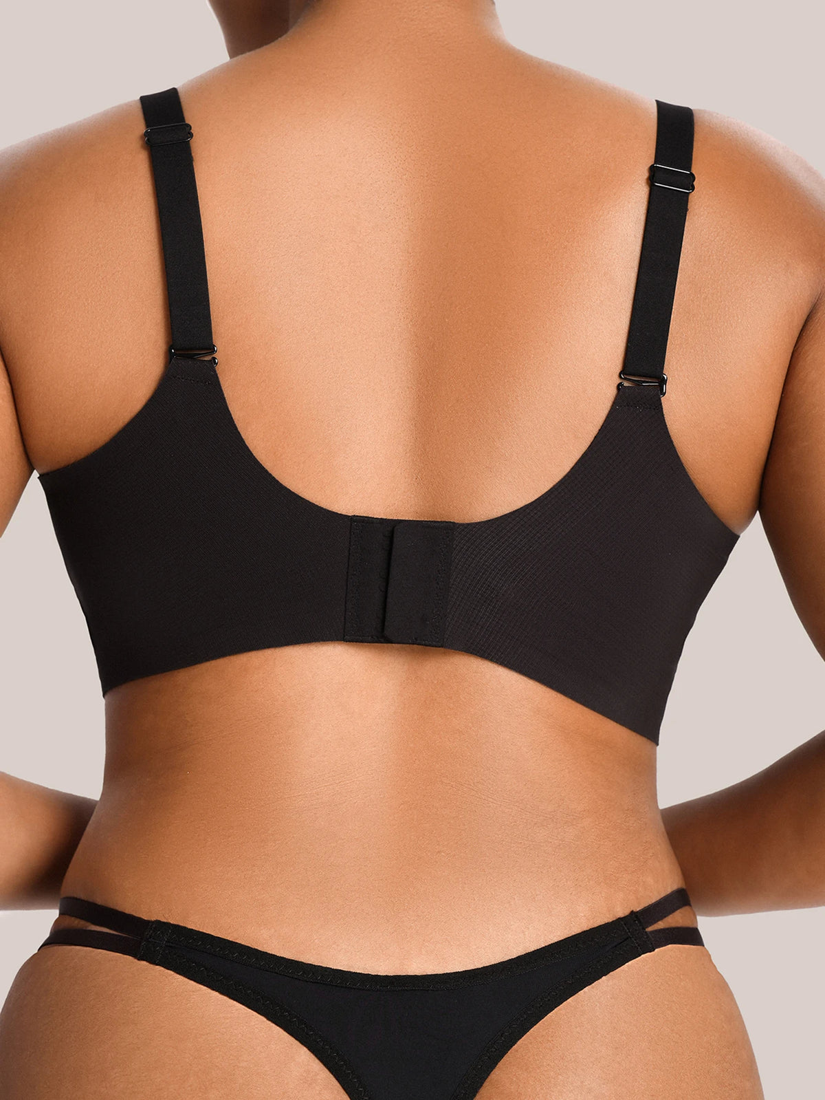 Plus Size Women Mesh Thong Panties Sheer Adjustable Strap Sexy High Cut Ladies Underwear