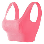 Seamless Knitted Sports Fitness Yoga Bra and Underwear