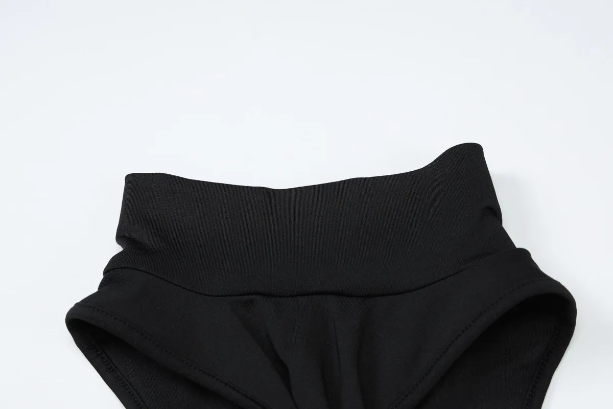 FDYOUI 2026 Summer Halter Neck Off Shoulder Corset High Street Women Sexy Sleeveless Crop Top Hollow Out Slim Tank Tops Clubwear