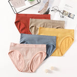 Women's Panties Low Rise Briefs Seamless Underwear Female Underpants Lingerie Sexy Ladies Panties M-L Comfort Intimate