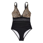 2024 Sexy One Piece Swimsuit Women Mesh Strappy Plunge Swimwear Tummy Control Bathing Suits Beach Wear Monokini Swimming Suit