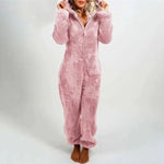 Mode Sourire Vêtements De Nuit Ensemble Plus La Taille Capuche Ensembles Pyjamas pour Femmes Adultes pour Hiver plus size onesie