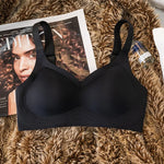 Push-Up Bras For Women Plus Size Seamless Bra Non-wire Wide Adjustable Straps Underwear Sexy Lingerie Comfort Intimates M-3XL
